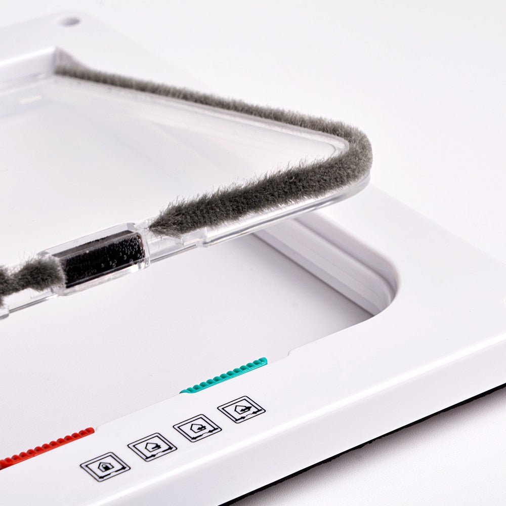 Hjemix | Faltedør med 4-vejs sikkerhedslås og katteklappetur