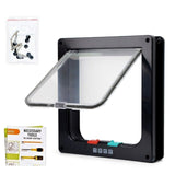 Hjemix | Faltedør med 4-vejs sikkerhedslås og katteklappetur