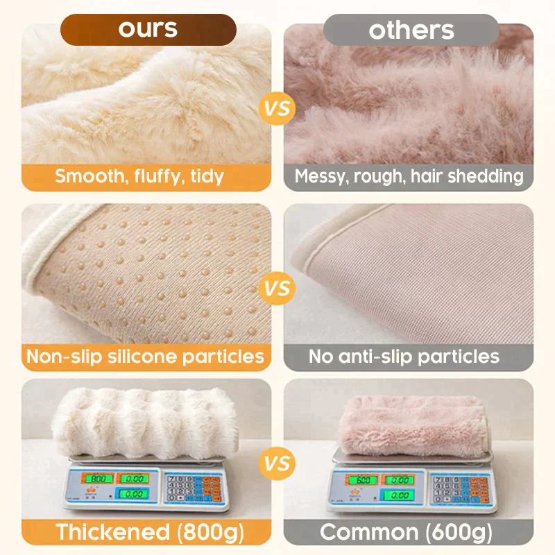 Hjemix | tykk kanin plysj sofa trekker