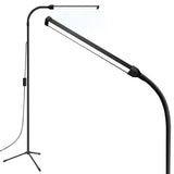 Hjemix | Jcotton Justerbar Gåsehals Led Gulvlampe For Vipper Extensions & Makeup - Svart 01