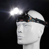 Hjemix | Hqdz-Td 20000 Lumen Oppladbar Hodelykt - Vanntett, Justerbart Lys For Utendørs, Jakt, Camping