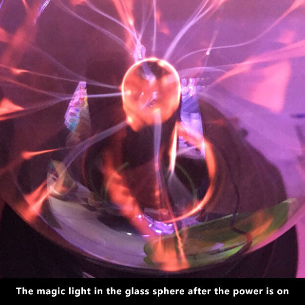 Hjemix | Magic Elektrostatisk Ion Ball Lys Flash Ball Natt Lys Ambient Lampe