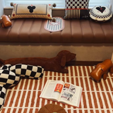 Hjemix | Brun Retro Teppe