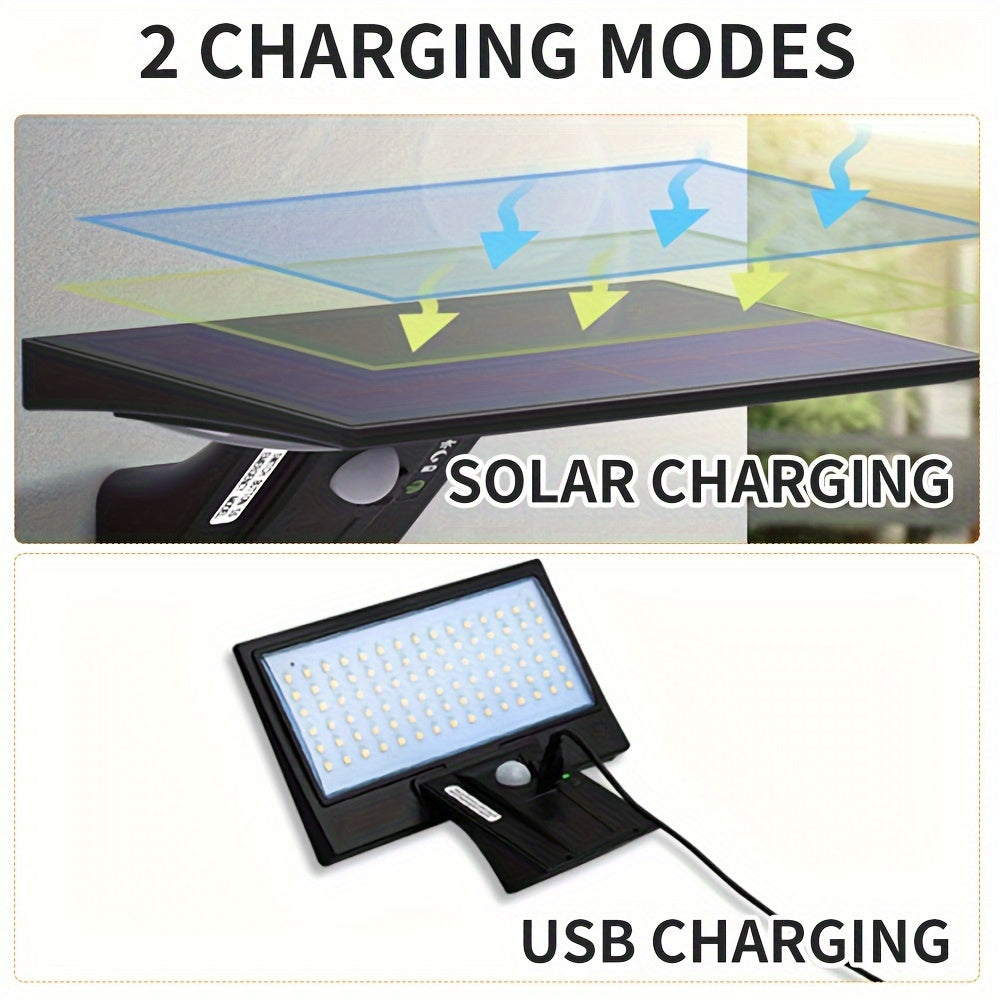Hjemix | SmartSolar - Solenergi LED utendørslampe spotlight bevegelsessensor - en livstid med gratis lys