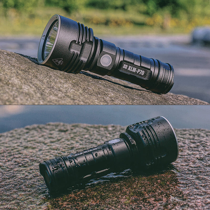 Hjemix | 30000-5000 Lumen Høy Effekt LED Fakkel, vanntett