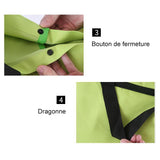 Hjemix | Sammenleggbar handlebag med hjul