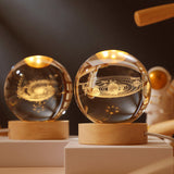 Hjemix | Glødende Krystallkule Nattlys