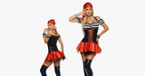 Hjemix | Kvinne Pirat Halloween Kostyme