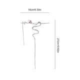 Hjemix | Silver Spiral Snake Tåsmykke