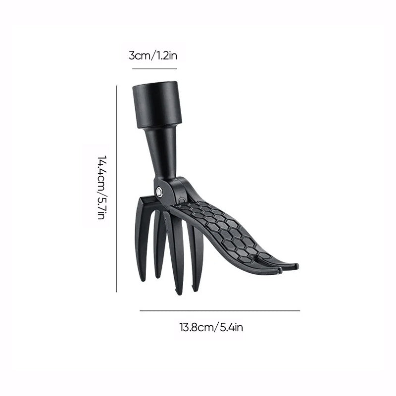 Hjemix | Rustfritt stål justerbart langt håndtak avtakbar luker