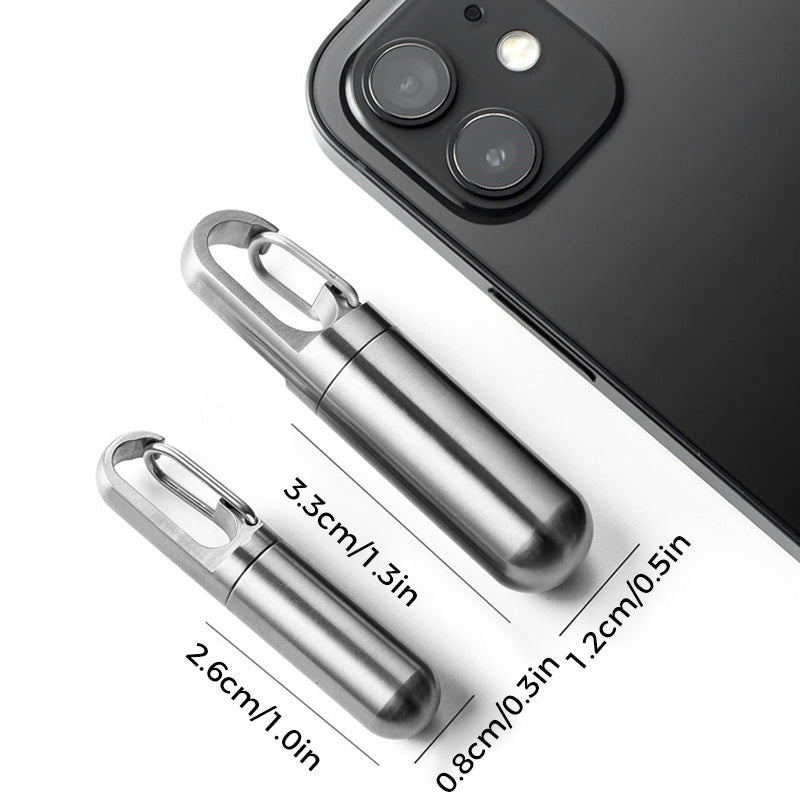 Hjemix | Bærbar Medisinboks laget av Rustfritt Stål