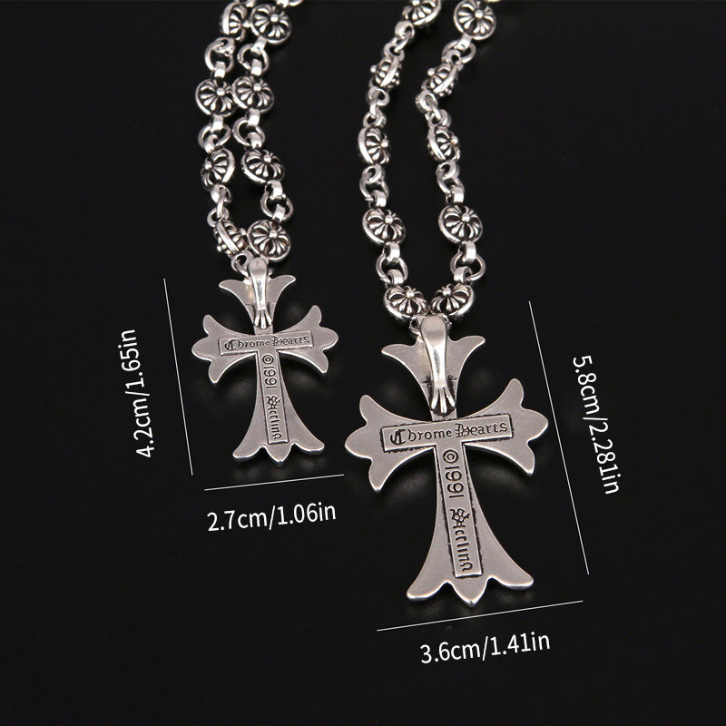 Hjemix | Gothic Cross Pendant Necklace