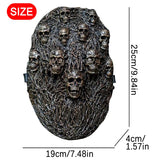 Hjemix | Halloween ny Steam Skull Punk Maske