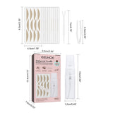 Hjemix | Blonde Dobbel Øyelokk Klistremerker