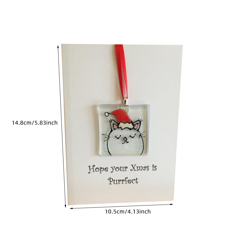 Hjemix | Håndlagde julekortornamenter