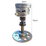 Hjemix | Piston Skull Face Skulptur