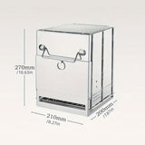 Hjemix | Utendørs sammenleggbart vedovn mini rustfritt stål grill camping piknik