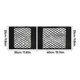 Hjemix | Plastposer Oppbevaringsnettpose (Med Klebende Tape)