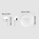 Hjemix | Original Air Pro 6.0 TWS Trådløse Bluetooth Ørepropper Mini Pods