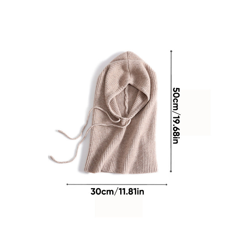 Hjemix | Strikket skjerf ørebeskyttelse varm lue
