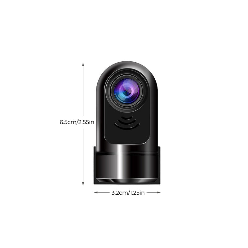 Hjemix | 1080P HD Mini ADAS Dashcam med 360° rotasjonsfunksjon