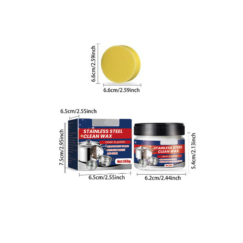 Hjemix | Rustfritt Stål Flekk Rengjøringsvoks