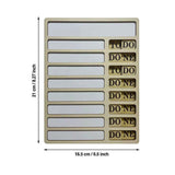 Hjemix | Wood Task Chart