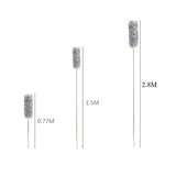 Hjemix | Uttrekkbar og vaskbar, buet støvkost i mikrofiber