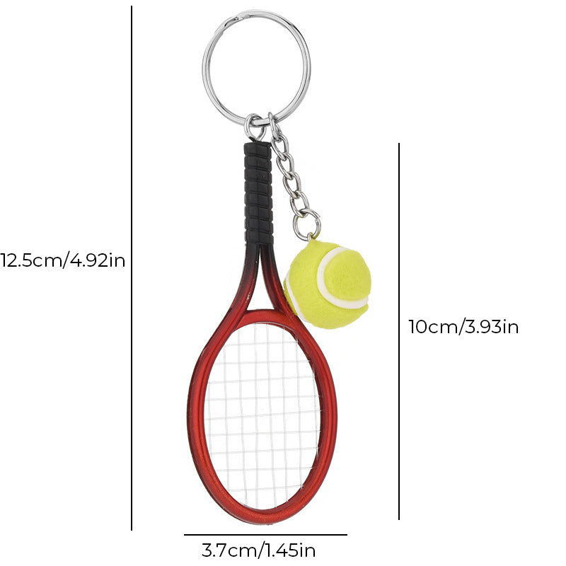 Hjemix | Mini tennisracket nøkkelring