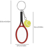 Hjemix | Mini tennisracket nøkkelring