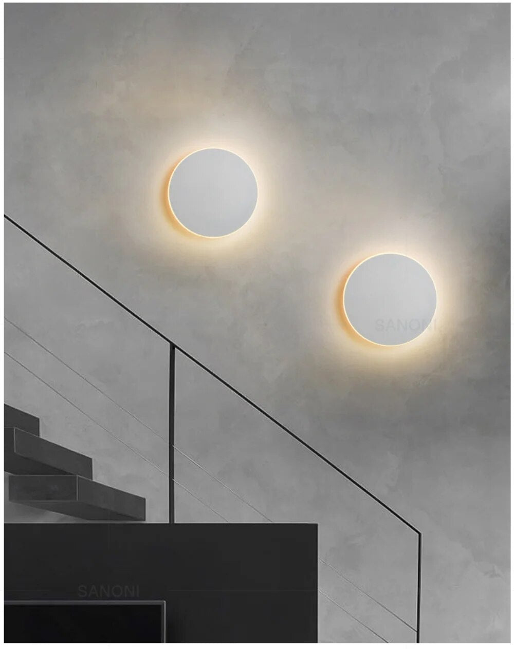 Hjemix | LightRing | Minimalist LED Vegglykt