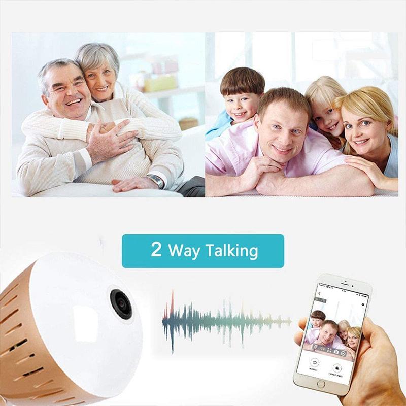 Hjemix | WiFi Lyspære Sikkerhetskamera