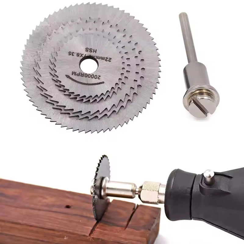 Hjemix | Sett med 6 stk metall HSS sirkelsagblad