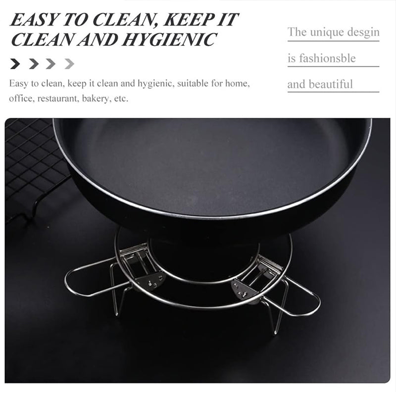 Hjemix | Rustfritt stål 304 dampristerstativ