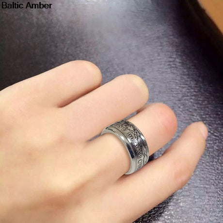 Hjemix | Morgan Silver Dollar Mynt Ring