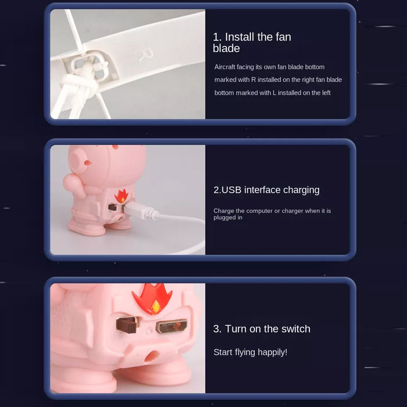 Hjemix | Berøringsfølsom Gyroskop Astronautleketøy