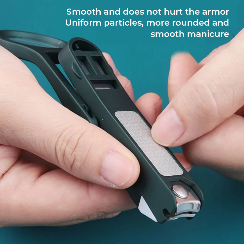 Hjemix | Bærbar negleskjærer med forstørrelsesglass