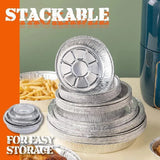 Hjemix | Gjenbrukbare aluminiumsfolie air fryer-linere