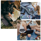 Hjemix | Sport Hip Bag Justerbar med Glidelåslommer