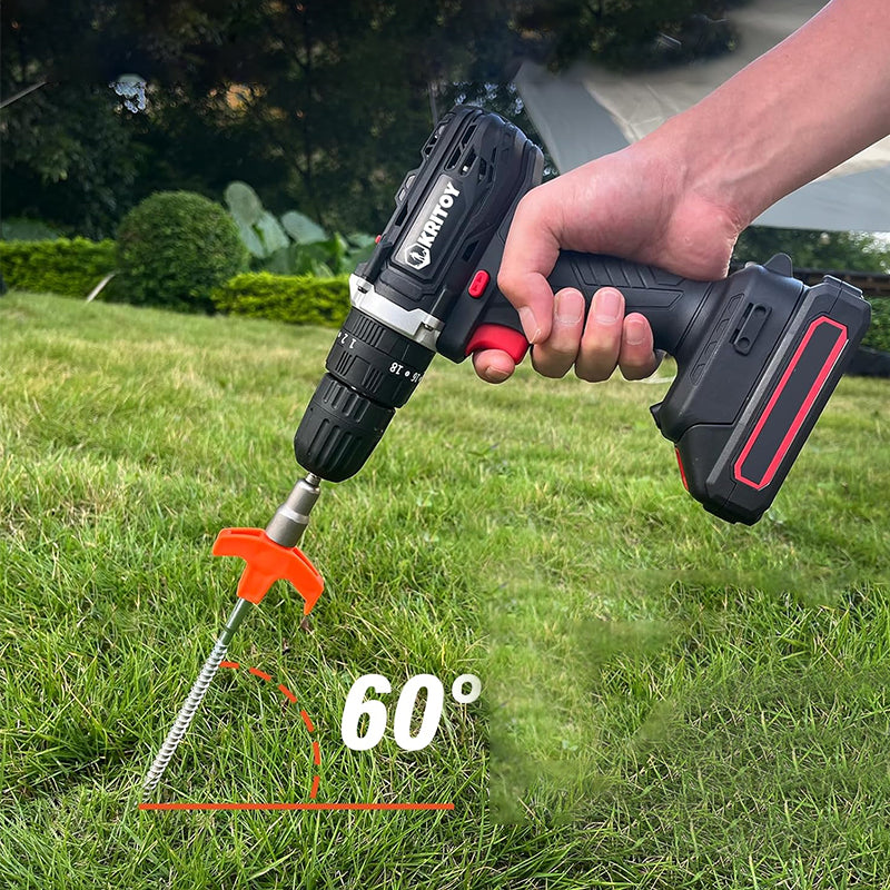 Hjemix | Luminous Carbon Steel Hexagonal Spiral Fluorescent Nail