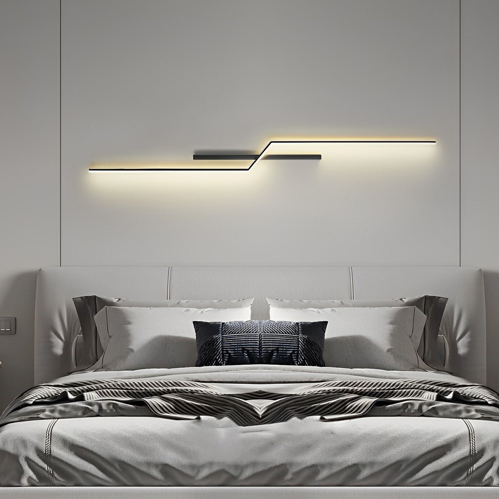 Hjemix | Linjer Kreativ LED Moderne Minimalistisk Vegglampe Dekorative Vegglamper Belysning