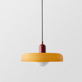 Hjemix | Pendellampe laget av farget glass | Elegant hengelampe i Bauhaus-stil | Designlampe for stue og spisestue