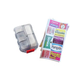 Hjemix | Bærbar medisindispenser med etiketter