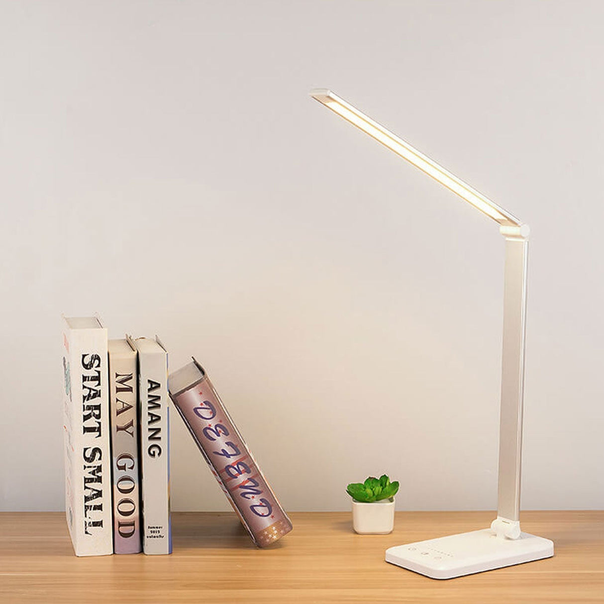 Hjemix | Nordisk Kreativ Foldbar Berøringsdimbar LED Skrivebordslampe