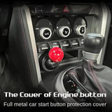 Hjemix | Bil Motor Start Stopp Knapp Joystick Full Metall Kule-Stang