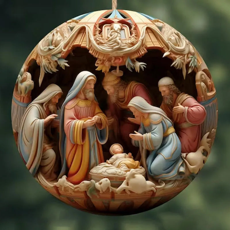 Hjemix | Juleornament med nativity
