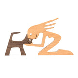 Hjemix | Dyrelsker - Treskulptur Borddekorasjoner