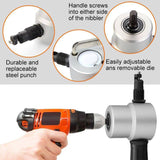 Hjemix | Nibbler Cutter Drill Attachment Dobbel Hode Metallplate