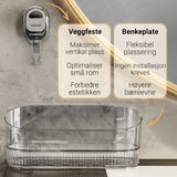 Hjemix | Oppbevaringsstativ med sugekopp og dreneringshull