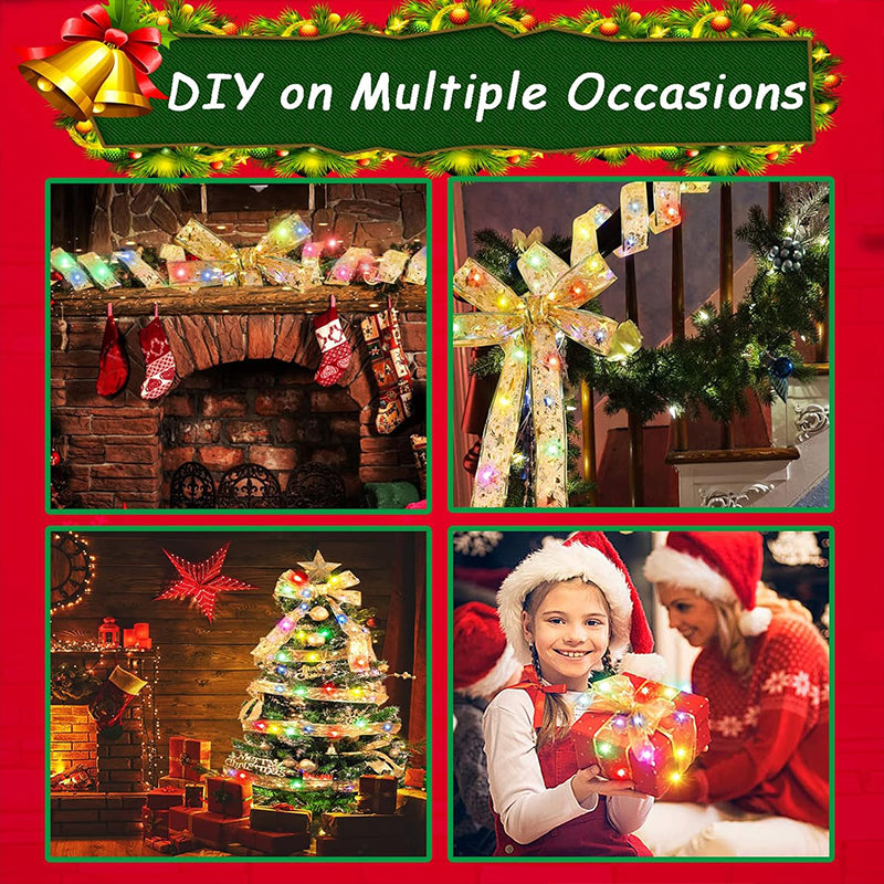 Hjemix | Bånd Juletrær dekorative lys